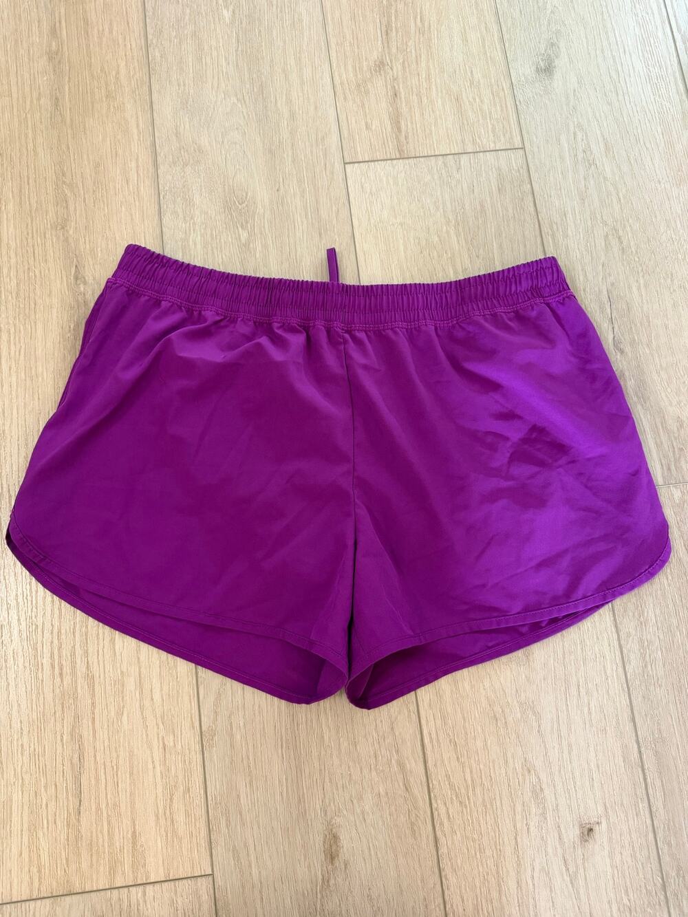 Champion Women's Purple Athletic Short Sz L